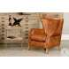 Bugatti Brown Leather Arm Chair