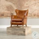 Bugatti Brown Leather Arm Chair