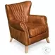 Bugatti Brown Leather Arm Chair