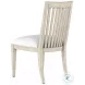 Cotiere Cream Linen and Sanded Bronze Round Dining Room Set
