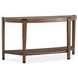 Kaysen Wallaby and Matte Black Demilune Sofa Table