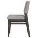 Flex Reclaimed Chevron and Gray Upholstered Side Chair