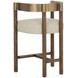 Marcelo Santa Cruz Oatmeal Upholstered Counter Height Stool