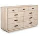 Sunset Cove Sanibel Brown 9 Drawer Dresser