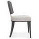 Champagne Gray Upholstered Side Chair Set of 2