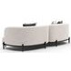 Madera Oatmeal 2 Piece Modular LAF Chaise Sectional with Pillows