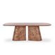 Gladyss Honey 87" Oval Dining Table