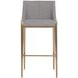 Landmark Monument Pebble Upholstered Bar Stool