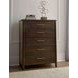 Nordhaven Nordic Walnut 5 Drawer Chest