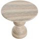 Raul Dune 34" Round Concrete Top Outdoor Bistro Table