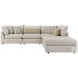 Durango Pewter Large Armless LAF Sectional