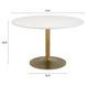 Ithaca White And Gold Dining Table