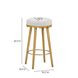 Oodle Cream Performance Vegan Mohair Upholstered Bar Stool