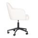 Sydney Cream Upholstered Swivel Desk Chair