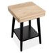 Craftsman Ridge Driftwood and Black Rectangular Lift Top Occassional Table Set