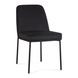Sydney Black Performance Fabric Upholstered Dining Chair Set of 2