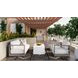 Ornelle Stinson White Performance Fabric Upholstered Outdoor Armchair