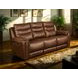 Catalina Amber Leather 90" Zero Gravity Triple Power Reclining Sofa with USB Charging