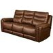 Catalina Amber Leather 90" Zero Gravity Triple Power Reclining Sofa with USB Charging
