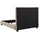 Chloe Oatmeal Upholstered Full Panel Bed