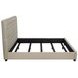 Chloe Oatmeal California King Upholstered Panel Bed