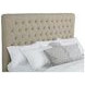Chloe Oatmeal California King Upholstered Panel Bed