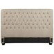 Chloe Oatmeal Upholstered California King Panel Headboard
