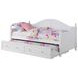 Julie Ann White Curved Back Twin Daybed With Trundle