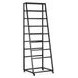 Ladder Black Display Rack with Casters