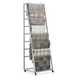 Ladder Silver Display Rack with Casters