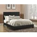 Dorian Black Upholstered Queen Panel Bed