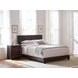 Dorian Brown California King Upholstered Panel Bed