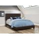 Dorian Brown Upholstered Queen Panel Bed