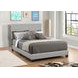 Dorian Gray California King Upholstered Panel Bed