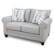 Amos Pebble Gray 64" Loveseat