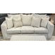 Wowza Sand Off White 88" Sofa with Throw Pillows