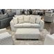 Wowza Sand Off White 88" Sofa with Throw Pillows
