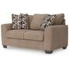 Triston Peaks Suede Living Room Set