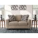 Triston Peaks Suede Loveseat