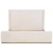 Nala Cream Upholstered King Sleigh Bed