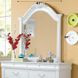 Estrella White Arched Dresser Mirror