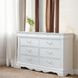 Estrella White 8 Drawer Dresser