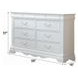 Estrella White 8 Drawer Dresser