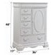 Estrella White 6 Drawer Chest