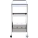 3030 Polished Stainless Steel Tea Cart