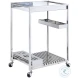 3030 Polished Stainless Steel Tea Cart