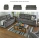 Bindura Mineral Glider Loveseat