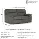 Bindura Mineral Glider Loveseat