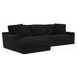 Comfrey Black Modular Chaise Sectional