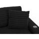 Comfrey Black Modular Chaise Sectional